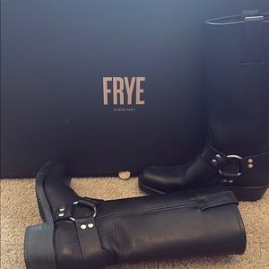 Frye Black Leather Boots